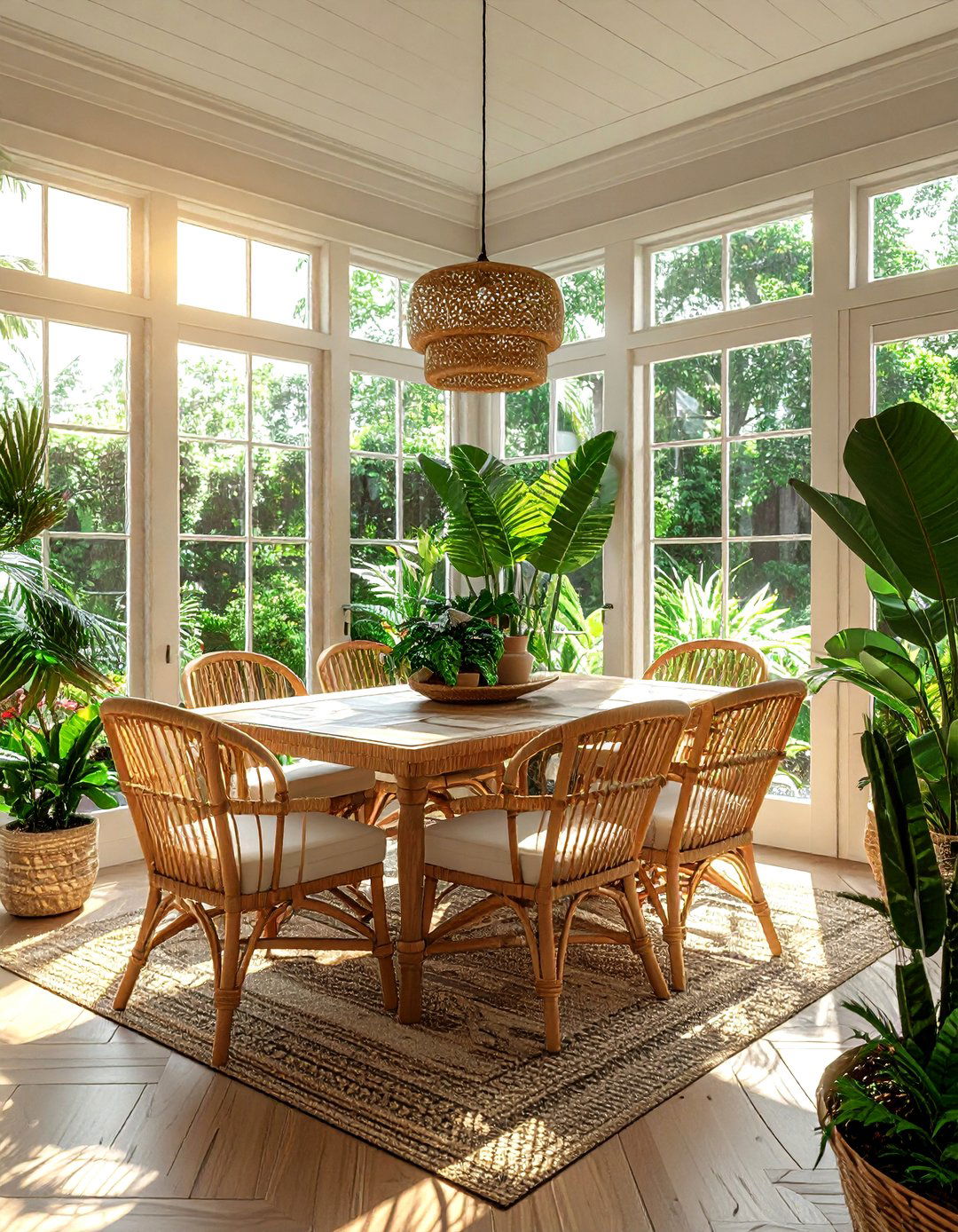 Sunroom dining room - 30 spacious dining room ideas