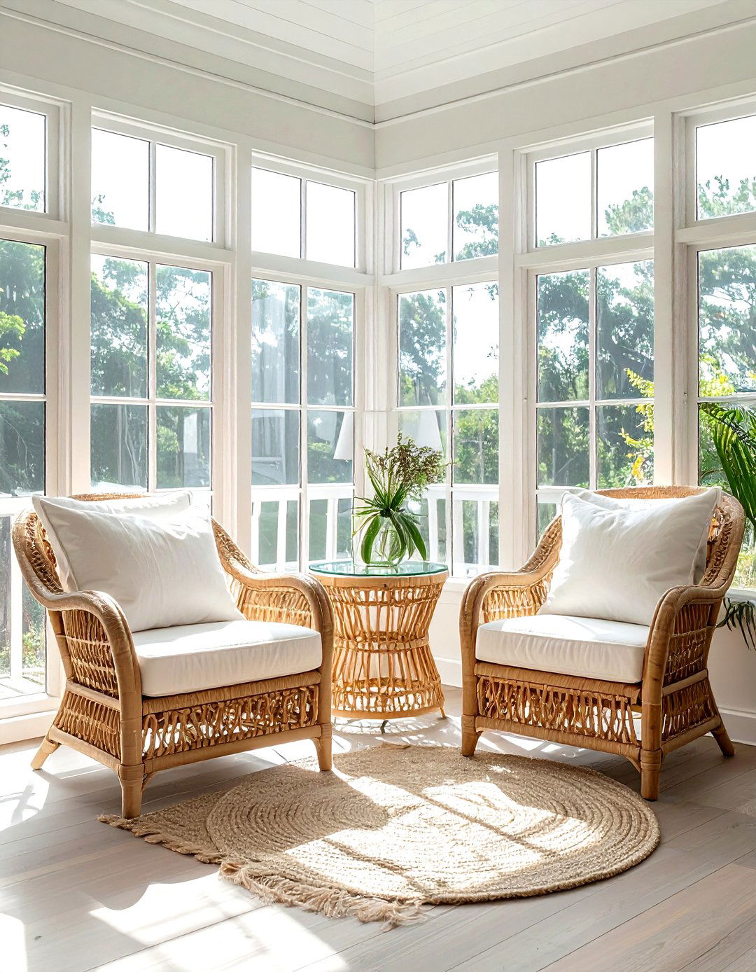 Sunroom furniture - 30 bright decor ideas