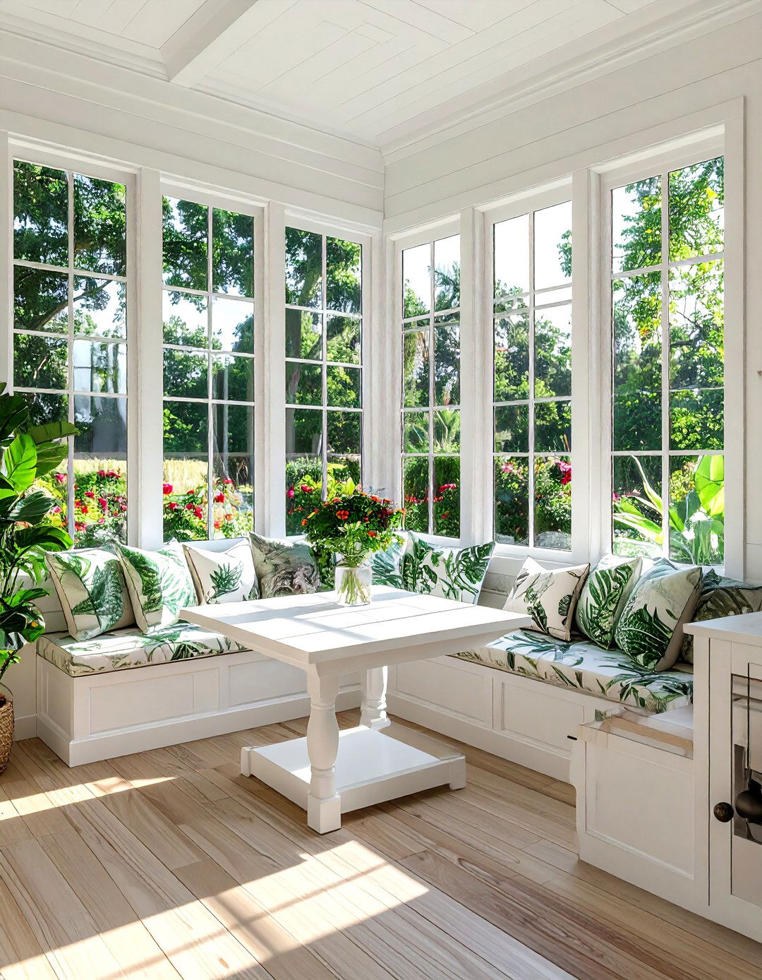 Sunroom kitchen seating - 30 built-in banquette kitchen ideas