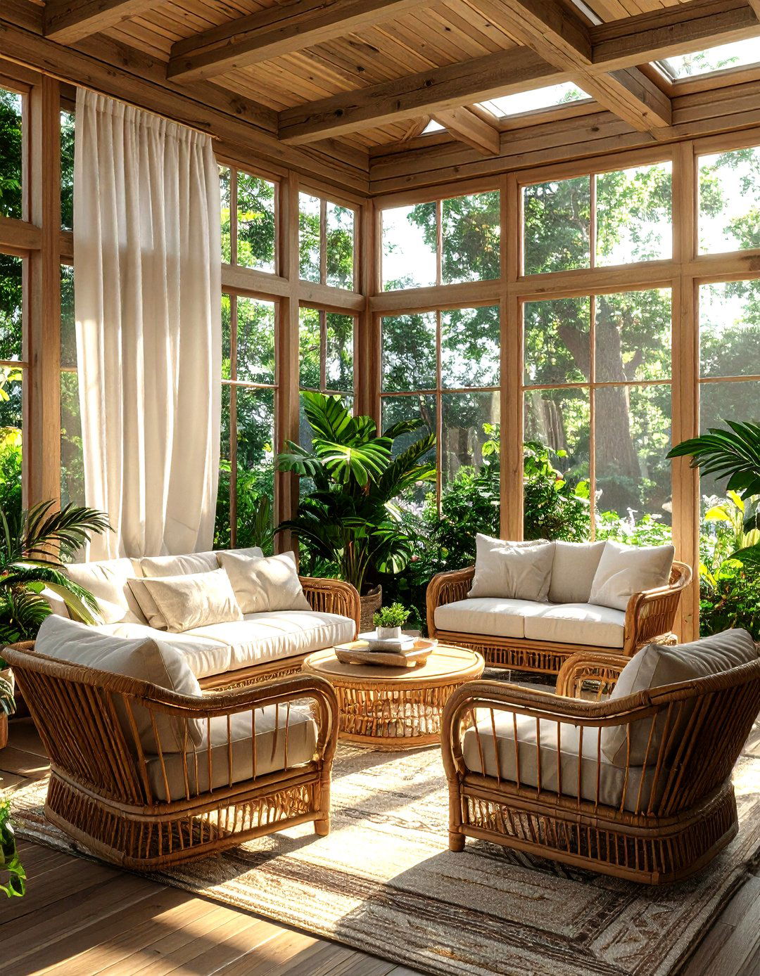 Sunroom living room - 30 living room warm settings