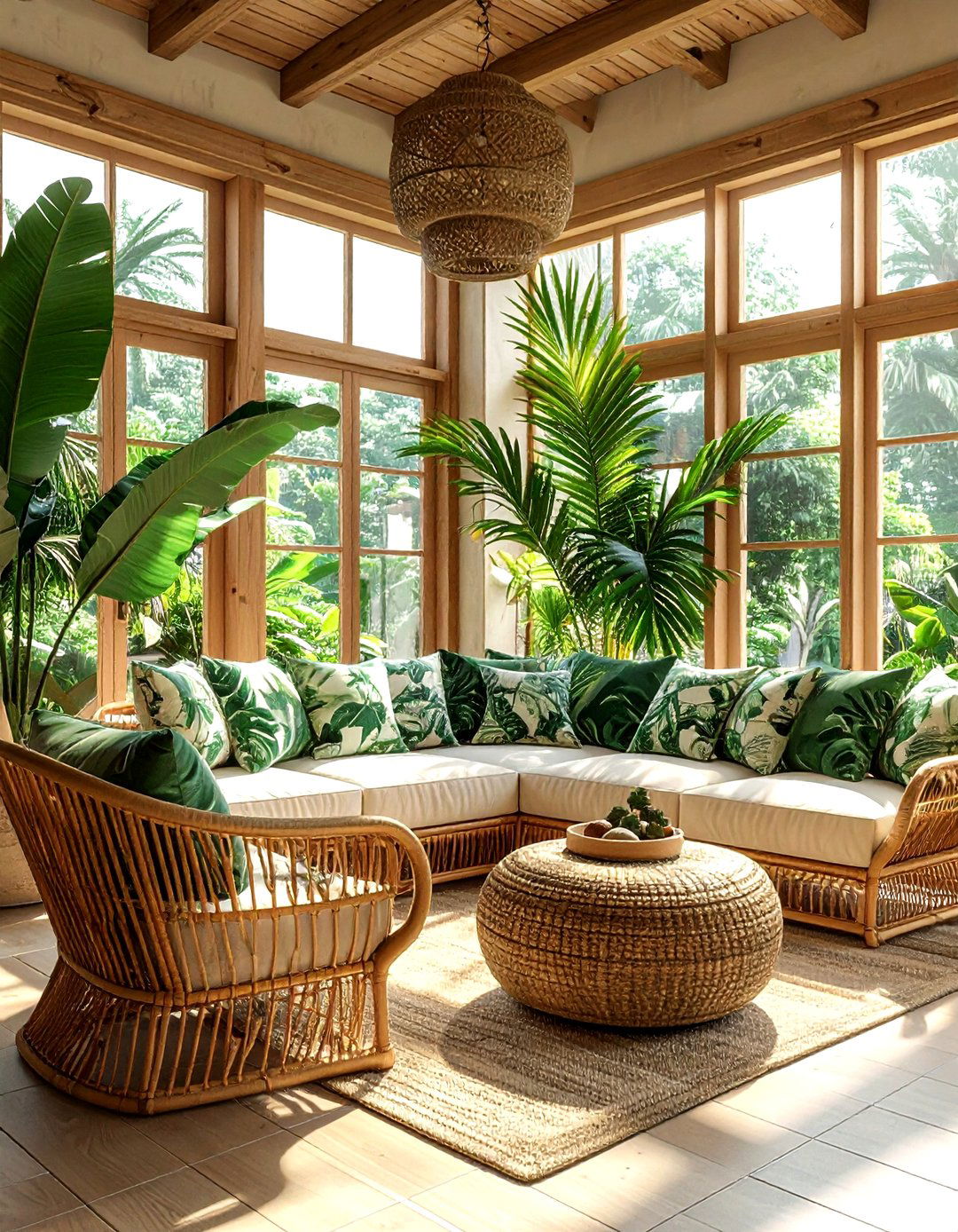 Sunroom lounge area - 30 home styling ideas