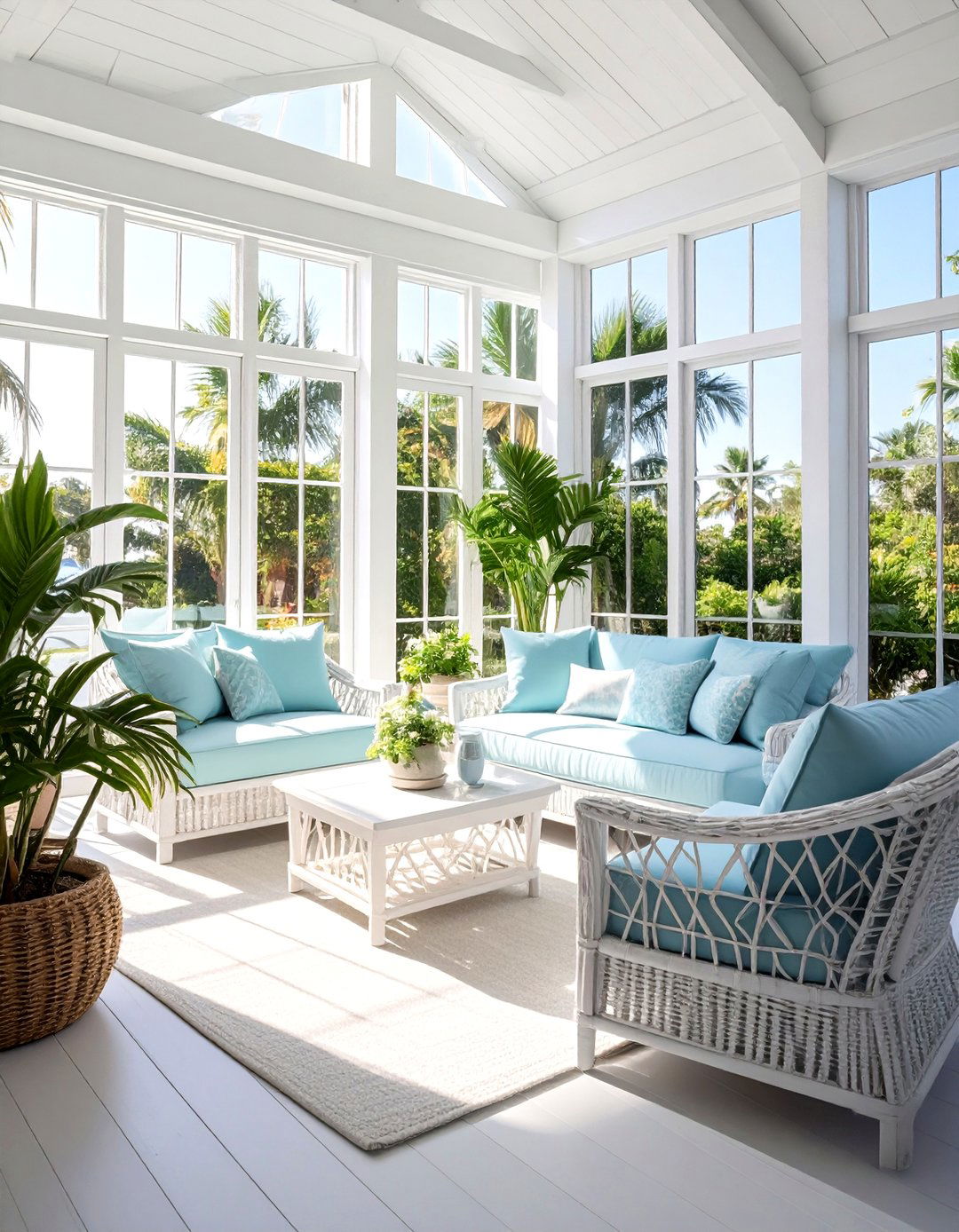 Sunroom lounge space - 30 living room hosting ideas