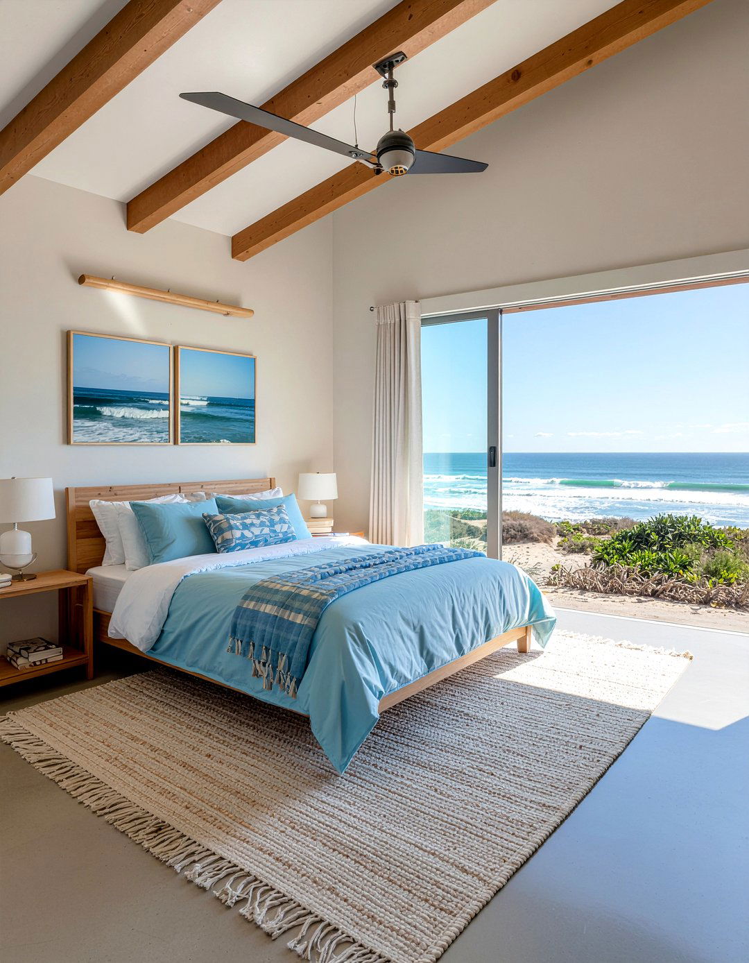 Surfboard bedroom decor - 30 beach themed bedroom ideas