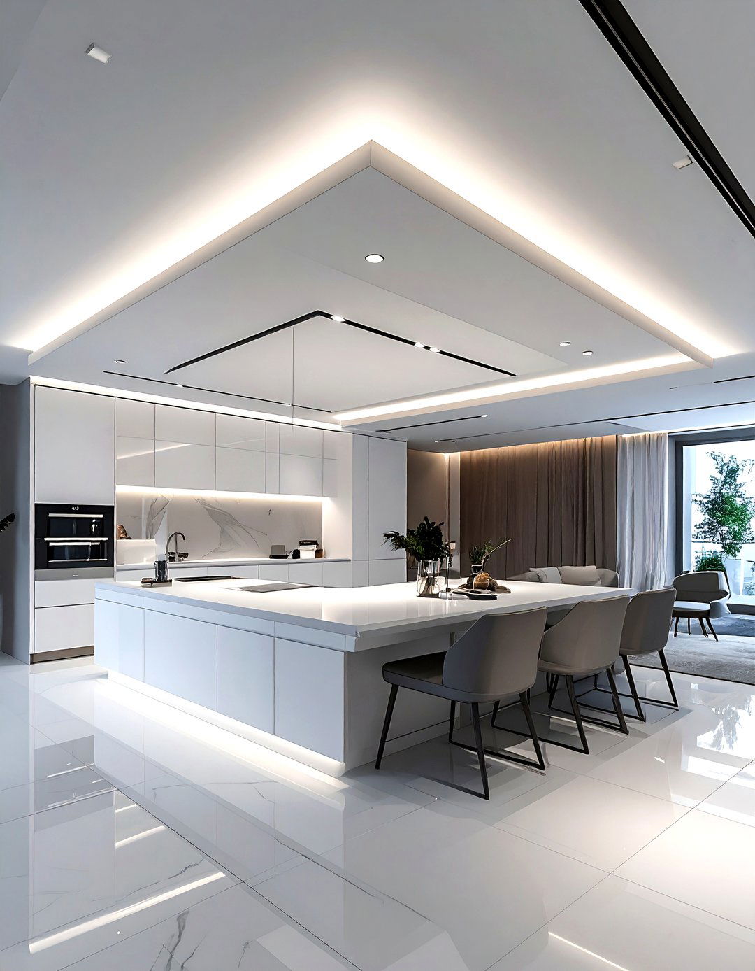 Suspended Ceiling - 30 living room ceiling designs