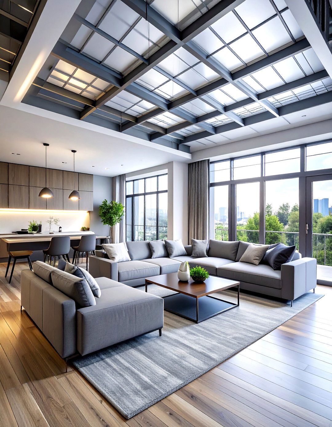 Suspended Grid Ceiling - 30 living room ceiling design ideas