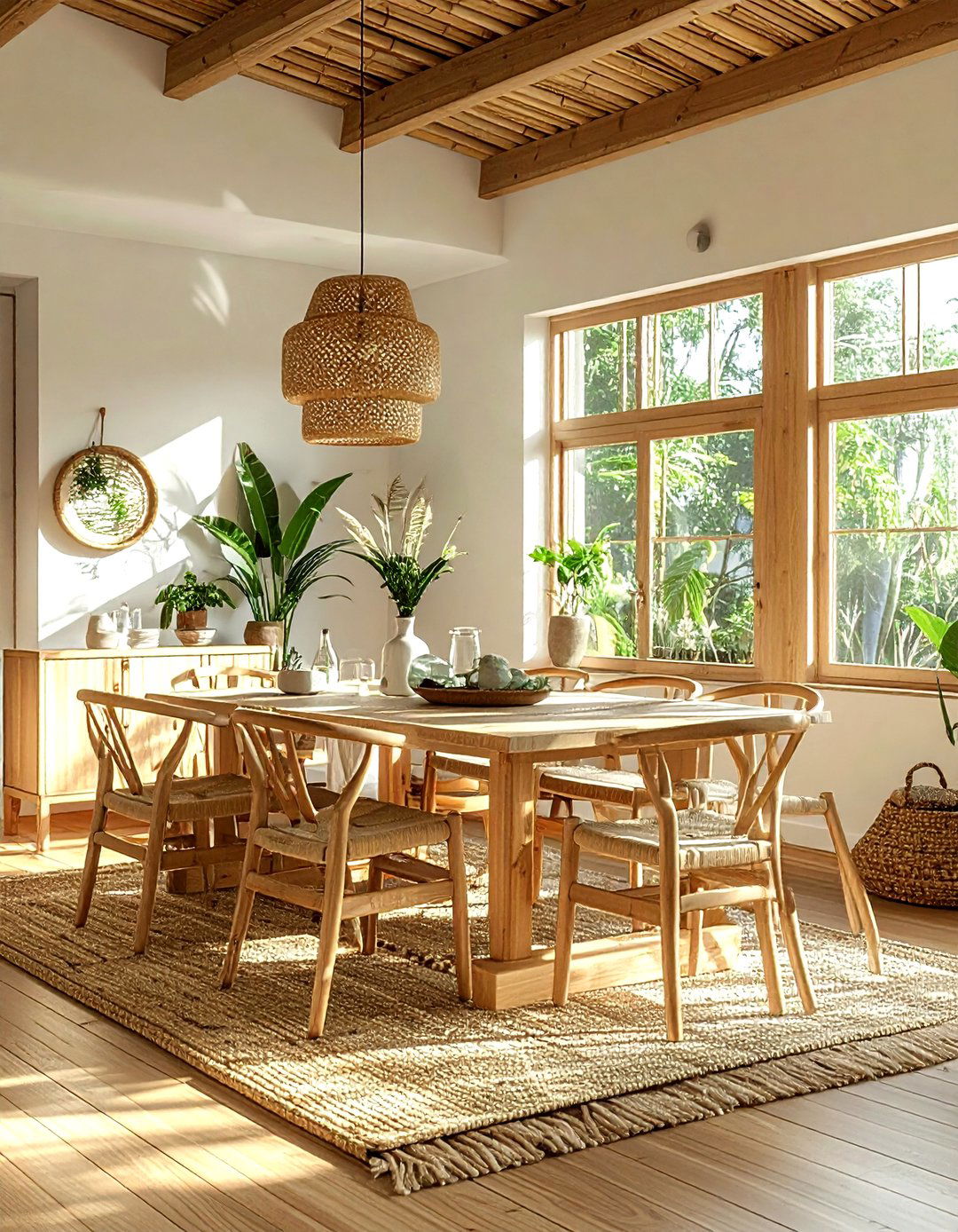 Sustainable Bamboo Dining Room - 30 Puerto Rican dining room ideas