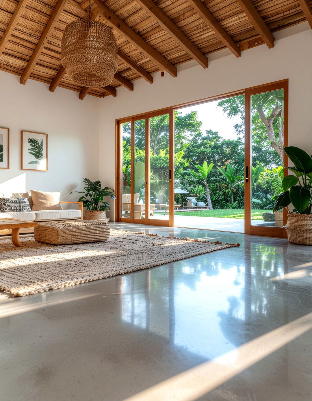 Sustainable Concrete Floor - 30 living room concrete floors