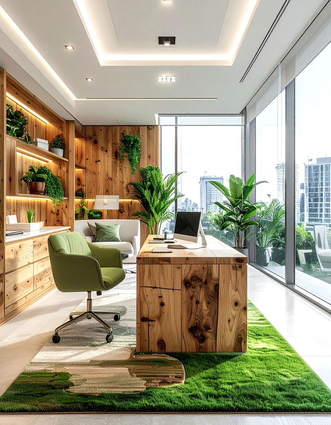 Sustainable Green Office - 30 productive office ideas