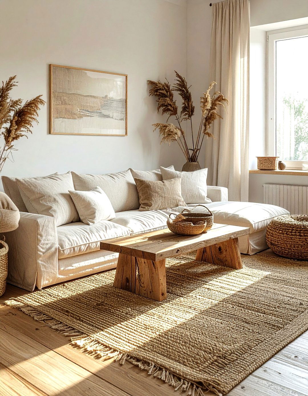 Sustainable Linen Sofa - 30 home refresh ideas