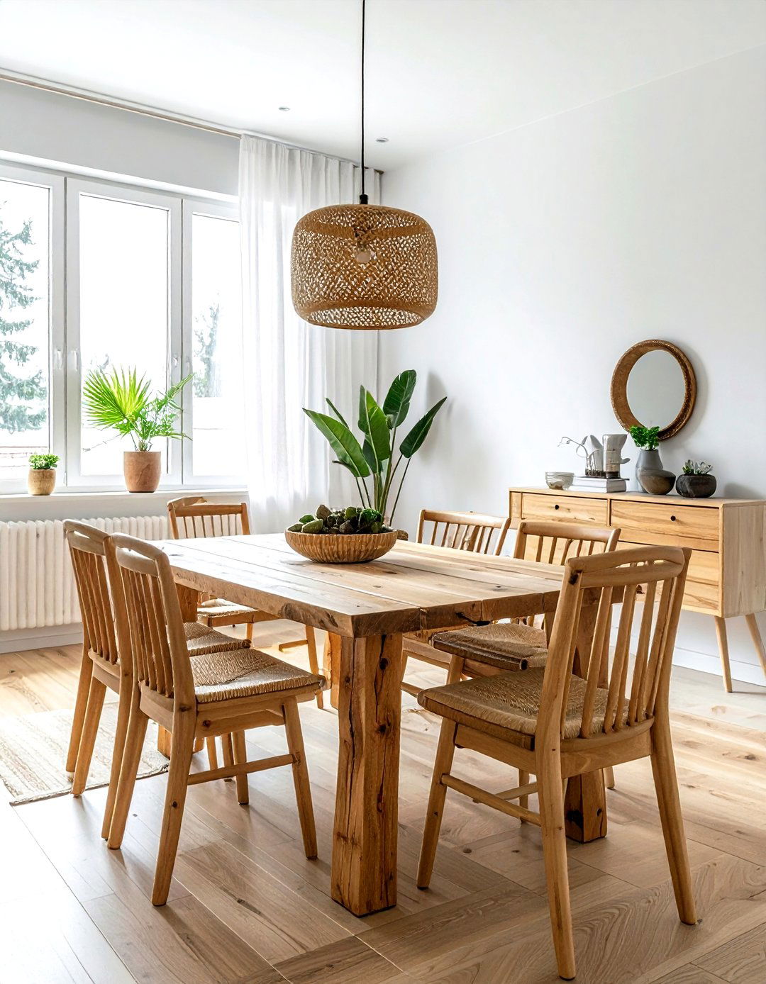 Sustainable Material Dining Room - 30 livable dining room ideas
