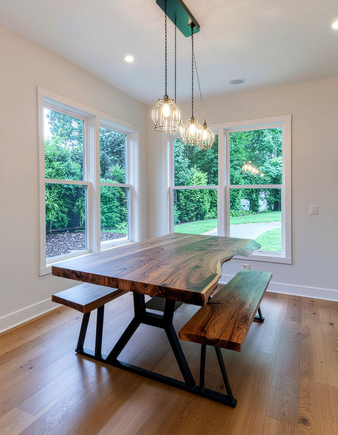 Sustainable Wood Dining Table - 30 healthy dining room ideas