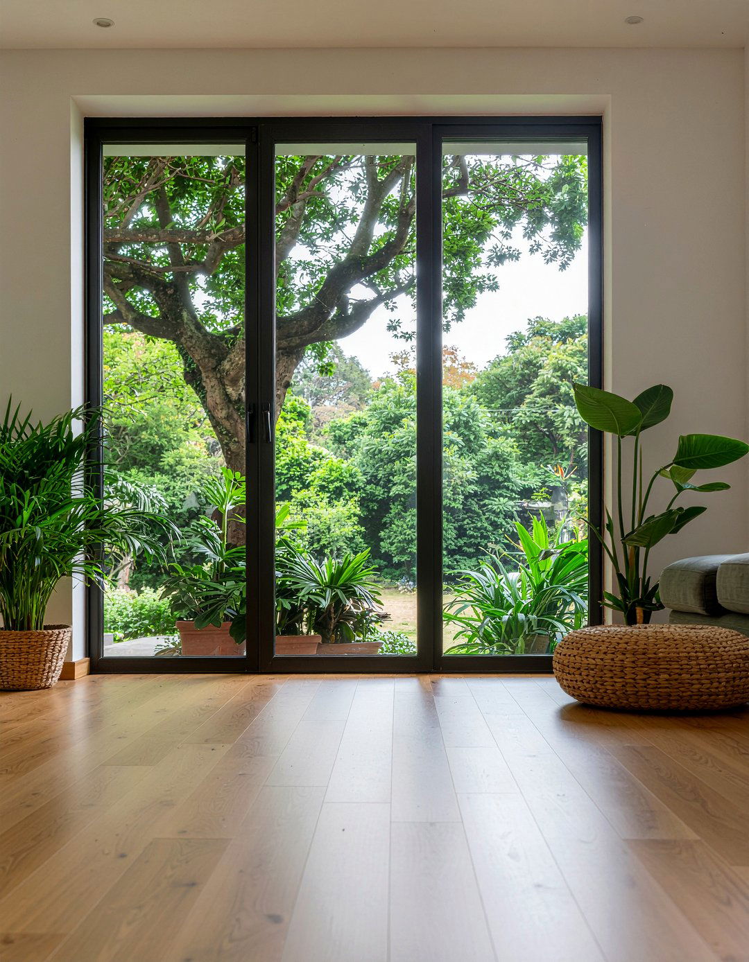 Sustainable bamboo flooring - 30 living room bamboo flooring ideas