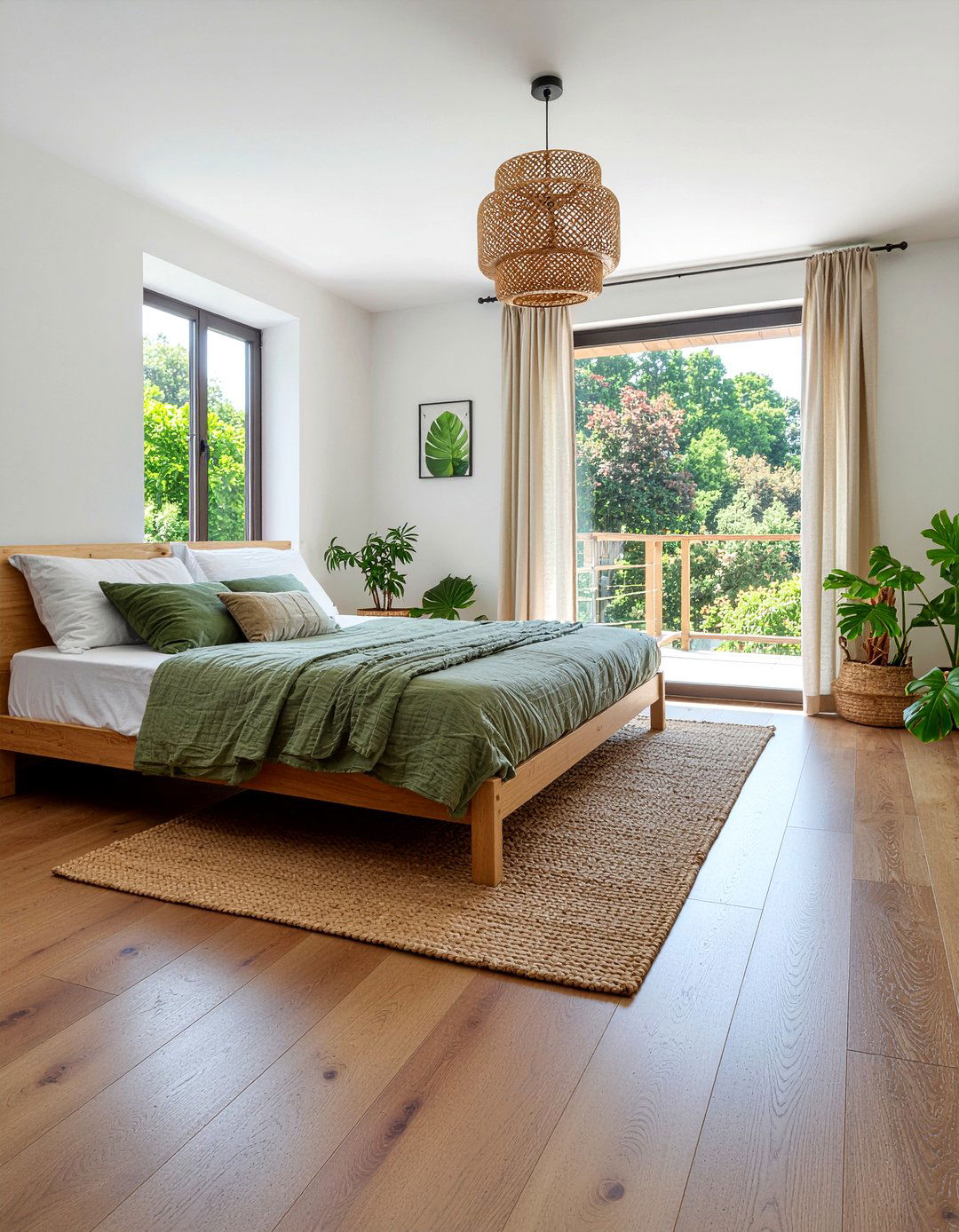 Sustainable cork bedroom flooring - 30 bedroom cork flooring ideas