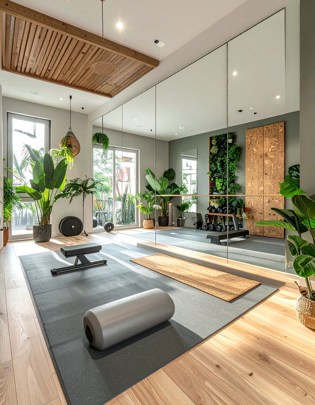 Sustainable home gym - 30 ideal decor ideas