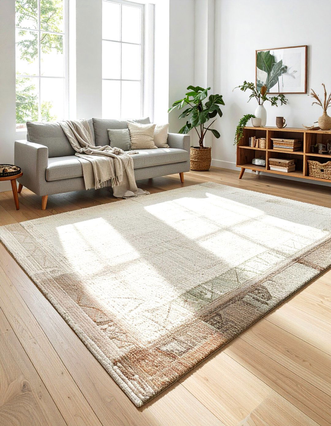Sustainable wool rug - 30 living room wool rugs