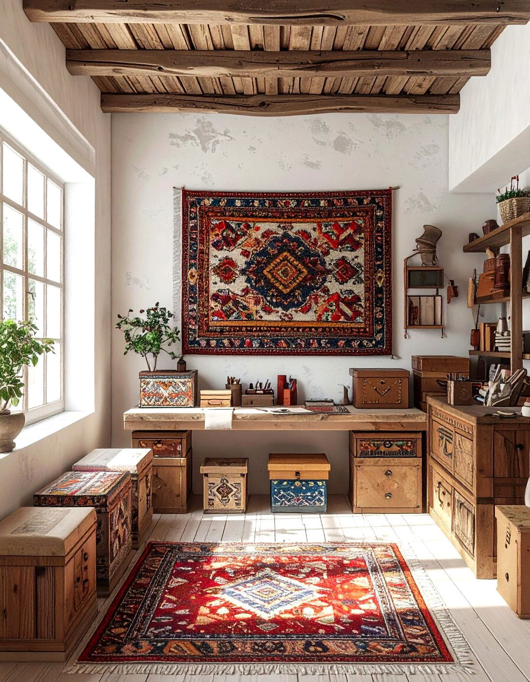 Suzani craft room - 30 suzani decor ideas