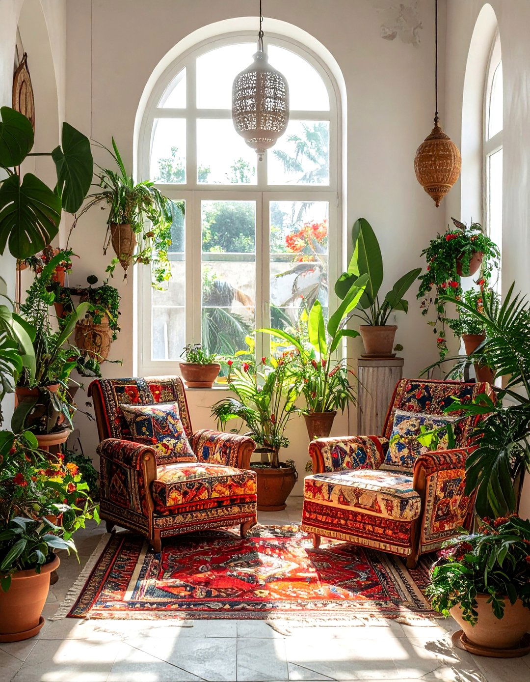 Suzani garden room - 30 suzani decor ideas