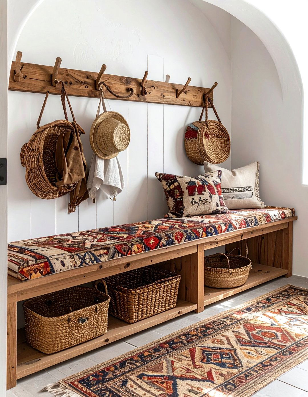 Suzani mudroom - 30 suzani decor ideas