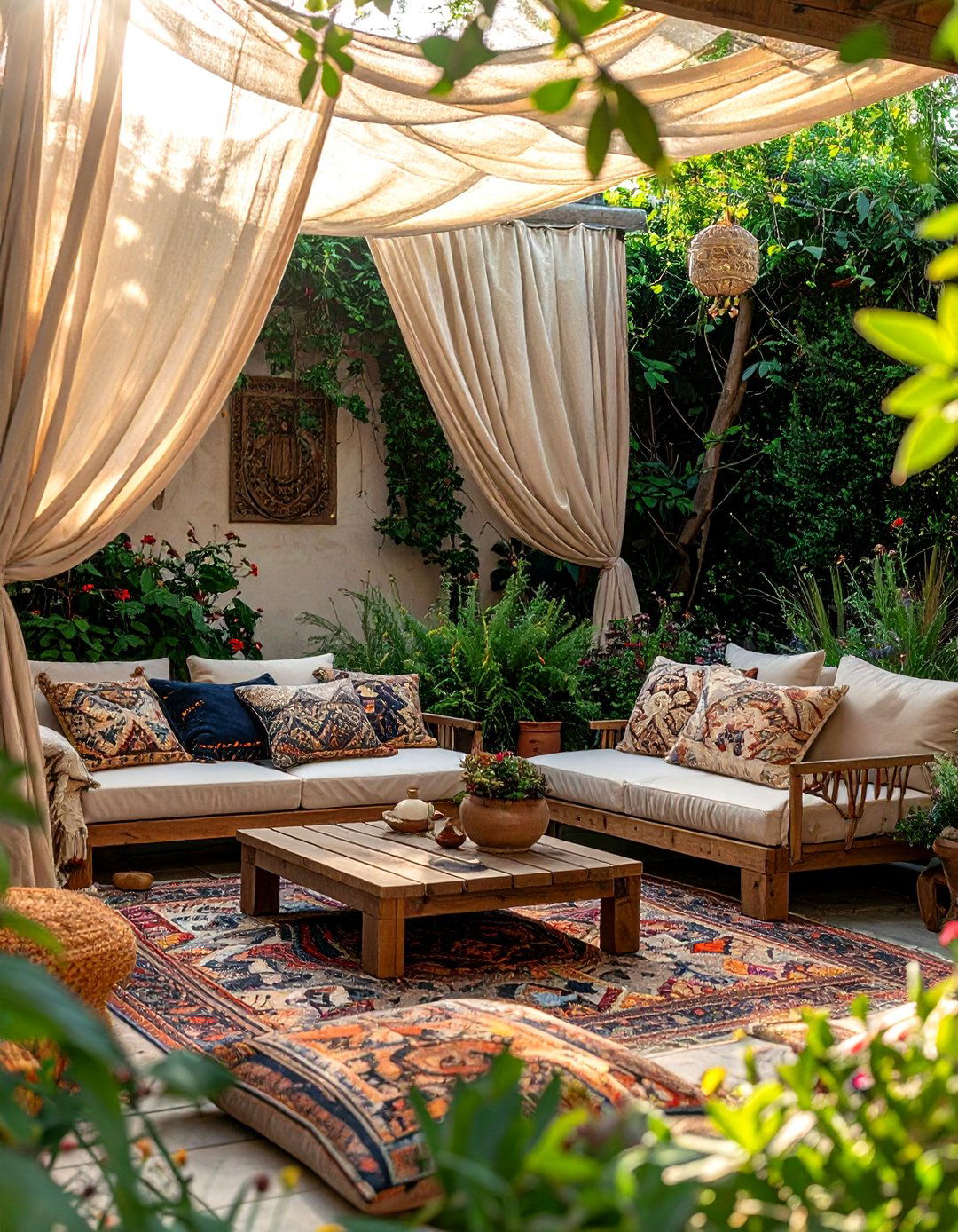 Suzani outdoor patio - 30 suzani decor ideas