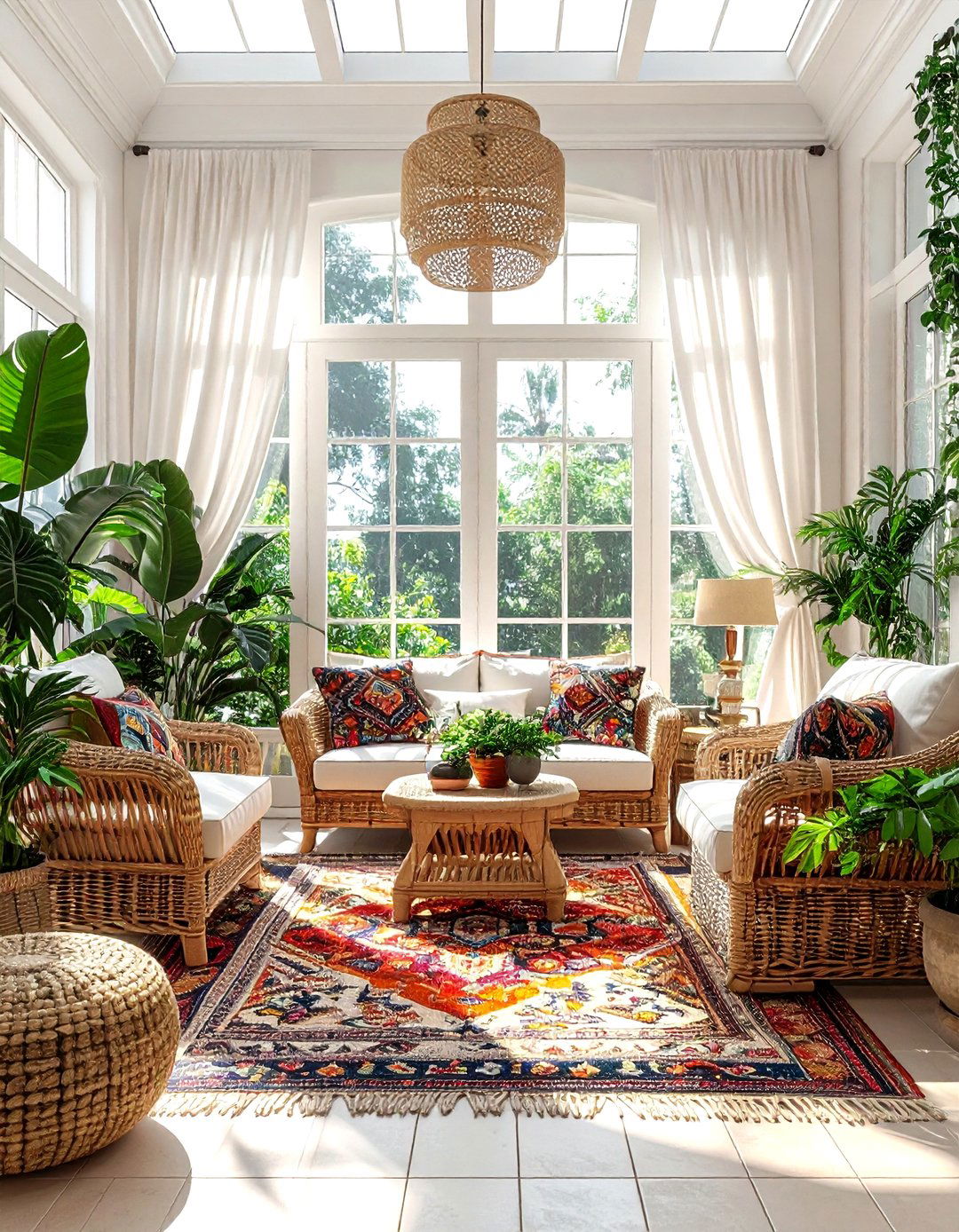 Suzani sunroom - 30 suzani decor ideas