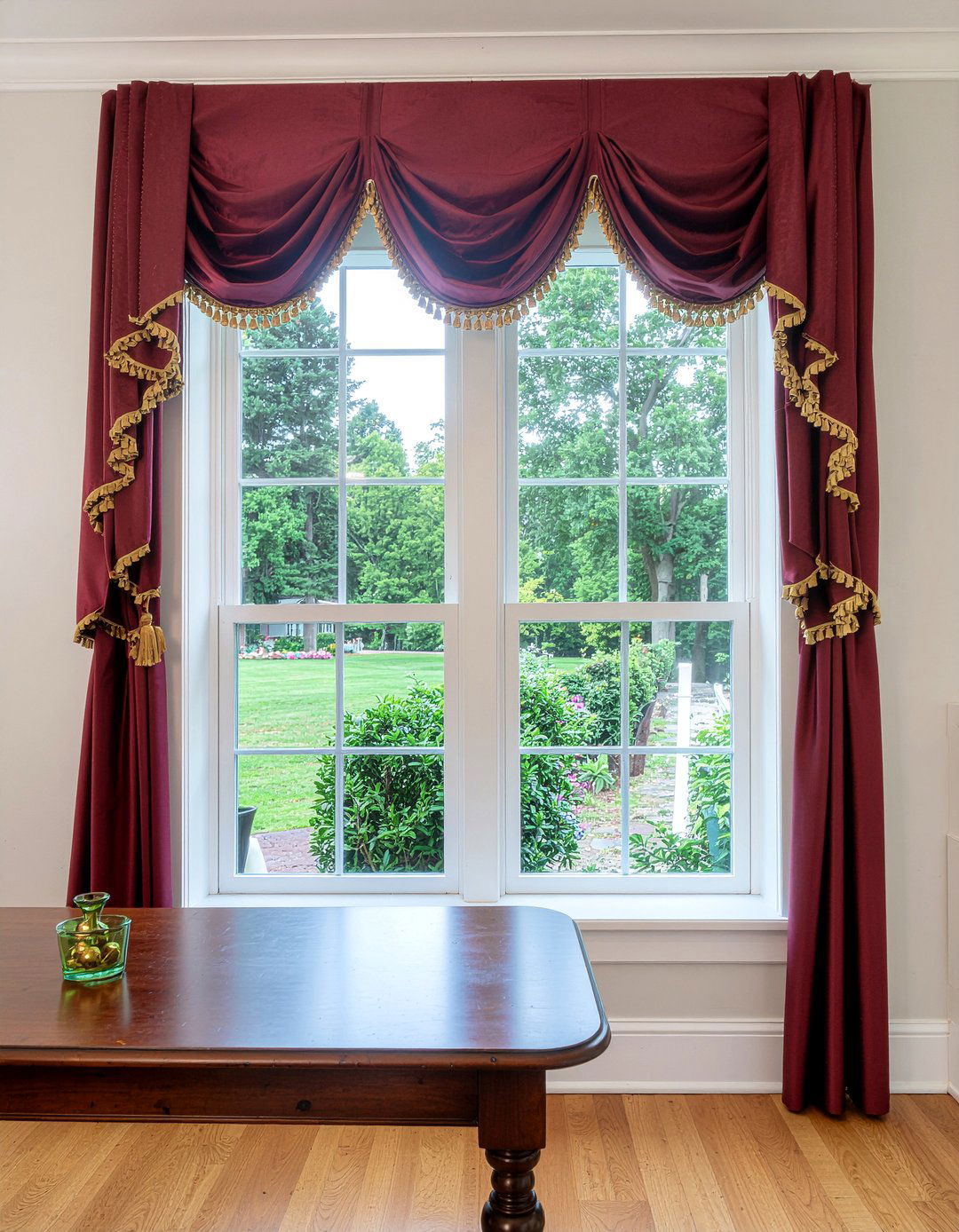 Swag Window Valance - 30 kitchen valance ideas