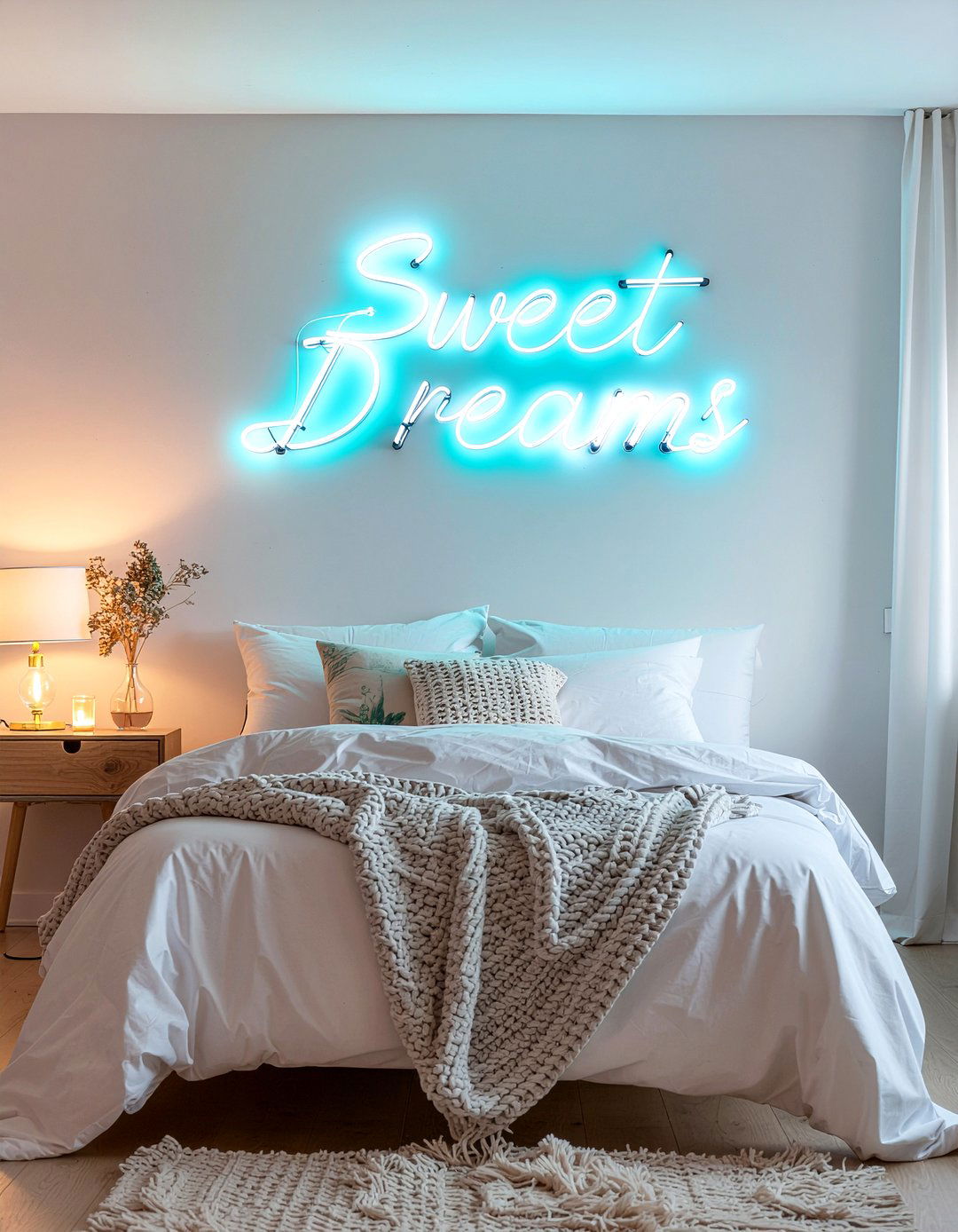 Sweet Dreams Neon Sign - 30 bedroom neon signs