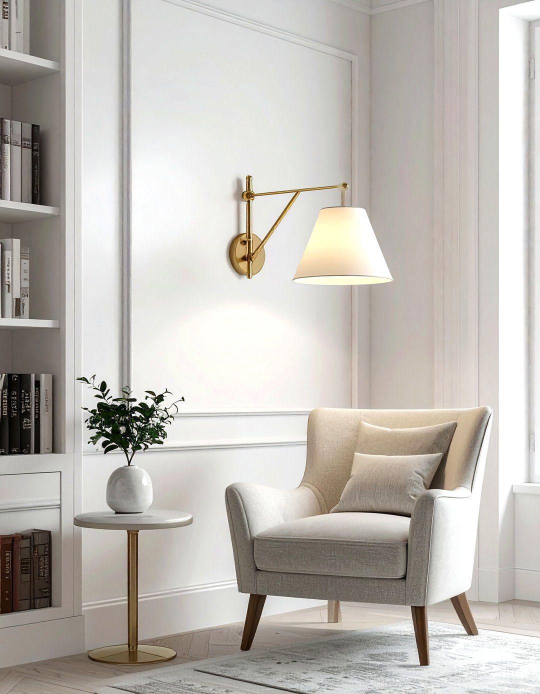 Swing Arm Sconce Living Room - 30 living room lamp ideas