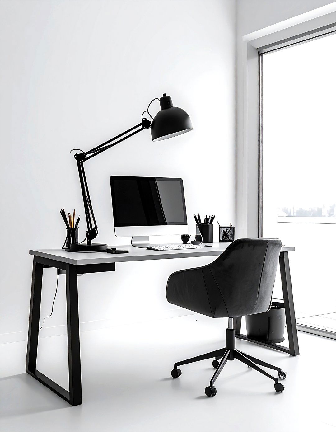 Swing arm desk lamp - 30 decorative lamp ideas