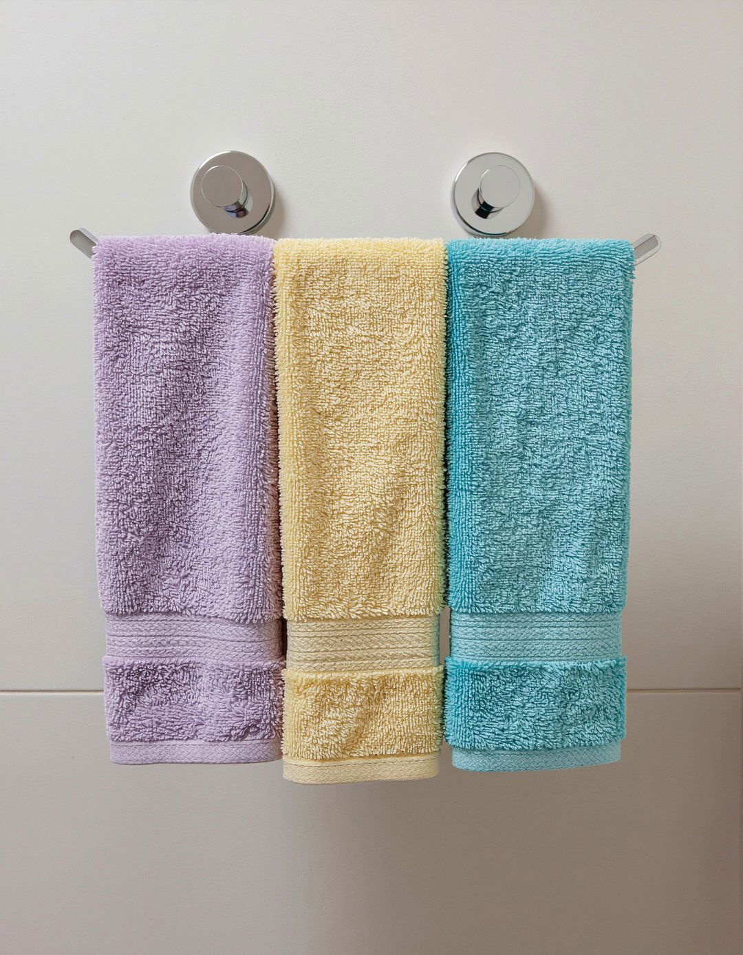 Swing arm rail - 30 bathroom towel display ideas
