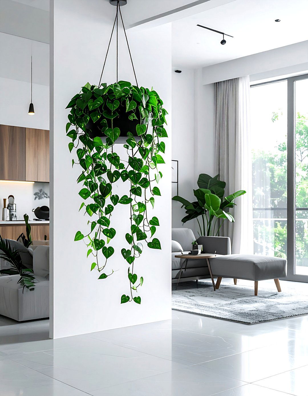 Swiss Cheese Vine - 30 living room hanging plants