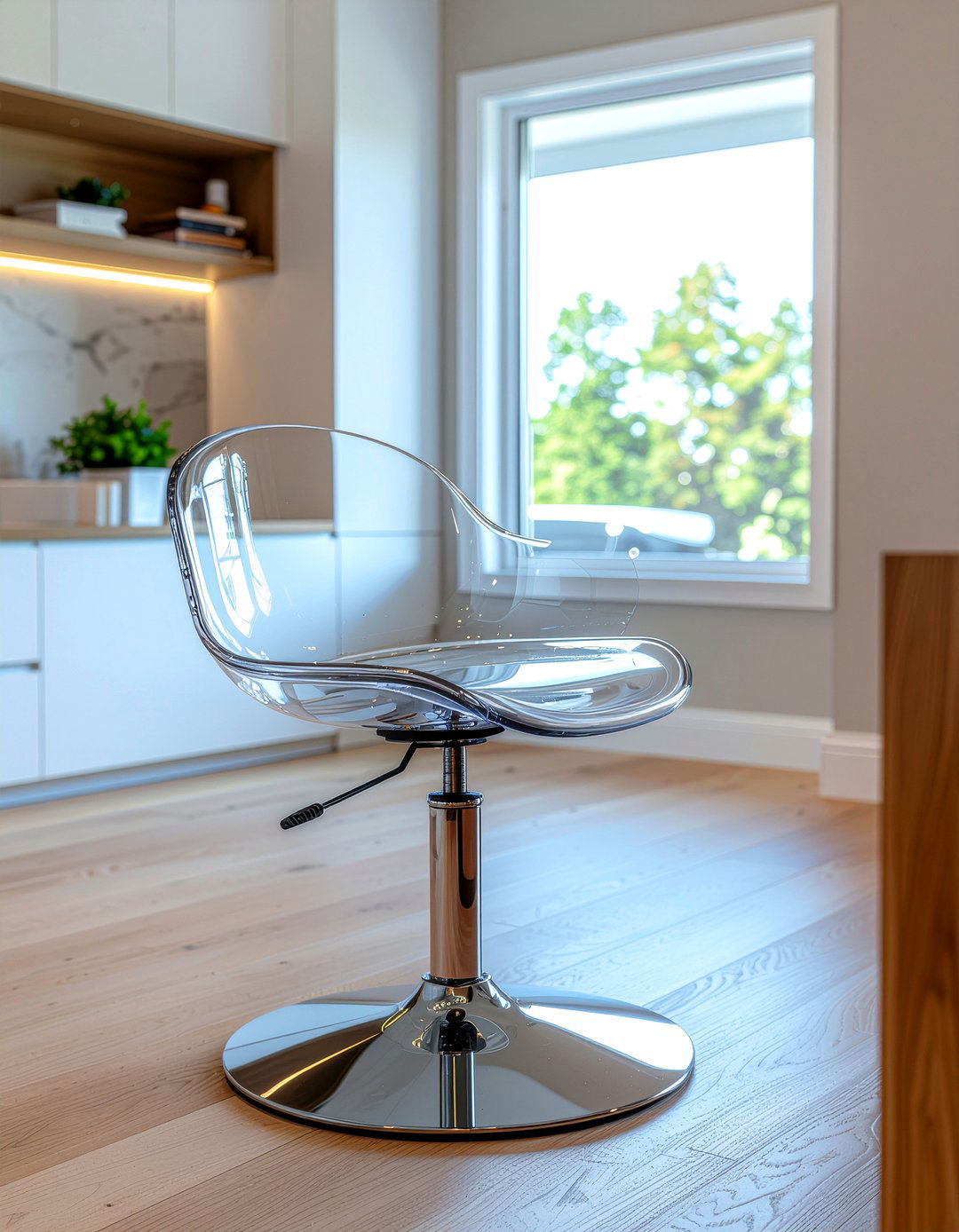 Swivel Acrylic Chair - 30 acrylic dining chair ideas