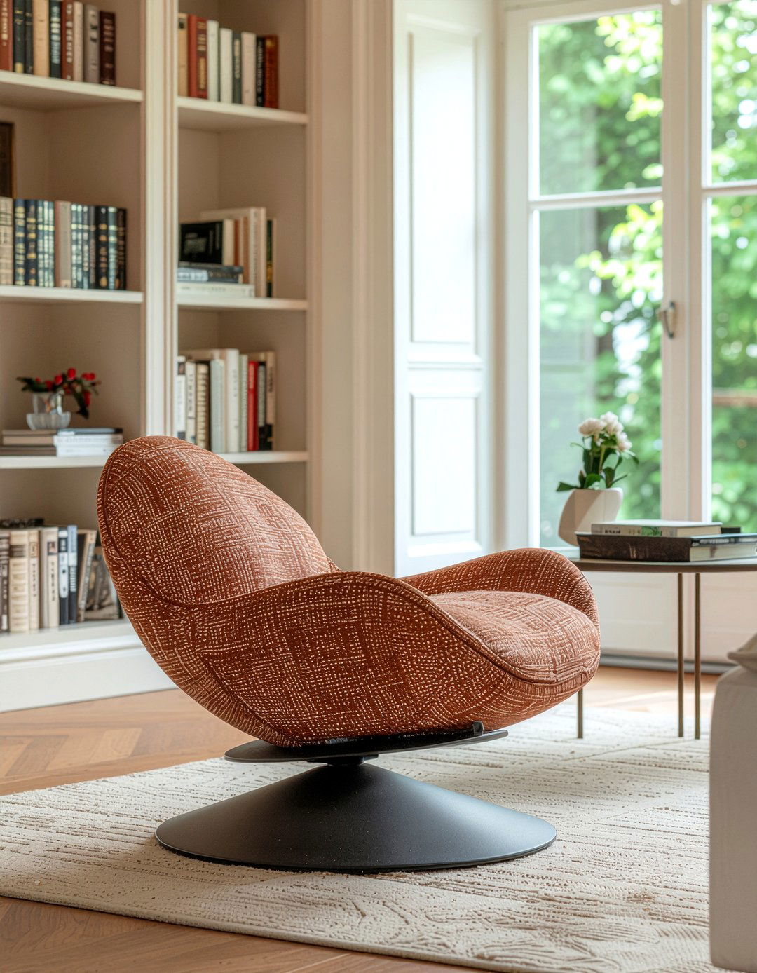 Swivel Barrel Chair - 30 living room contemporary furniture ideas