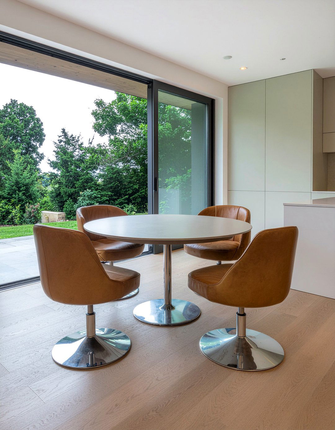 Swivel Leather Dining Chairs - 30 leather dining chair ideas