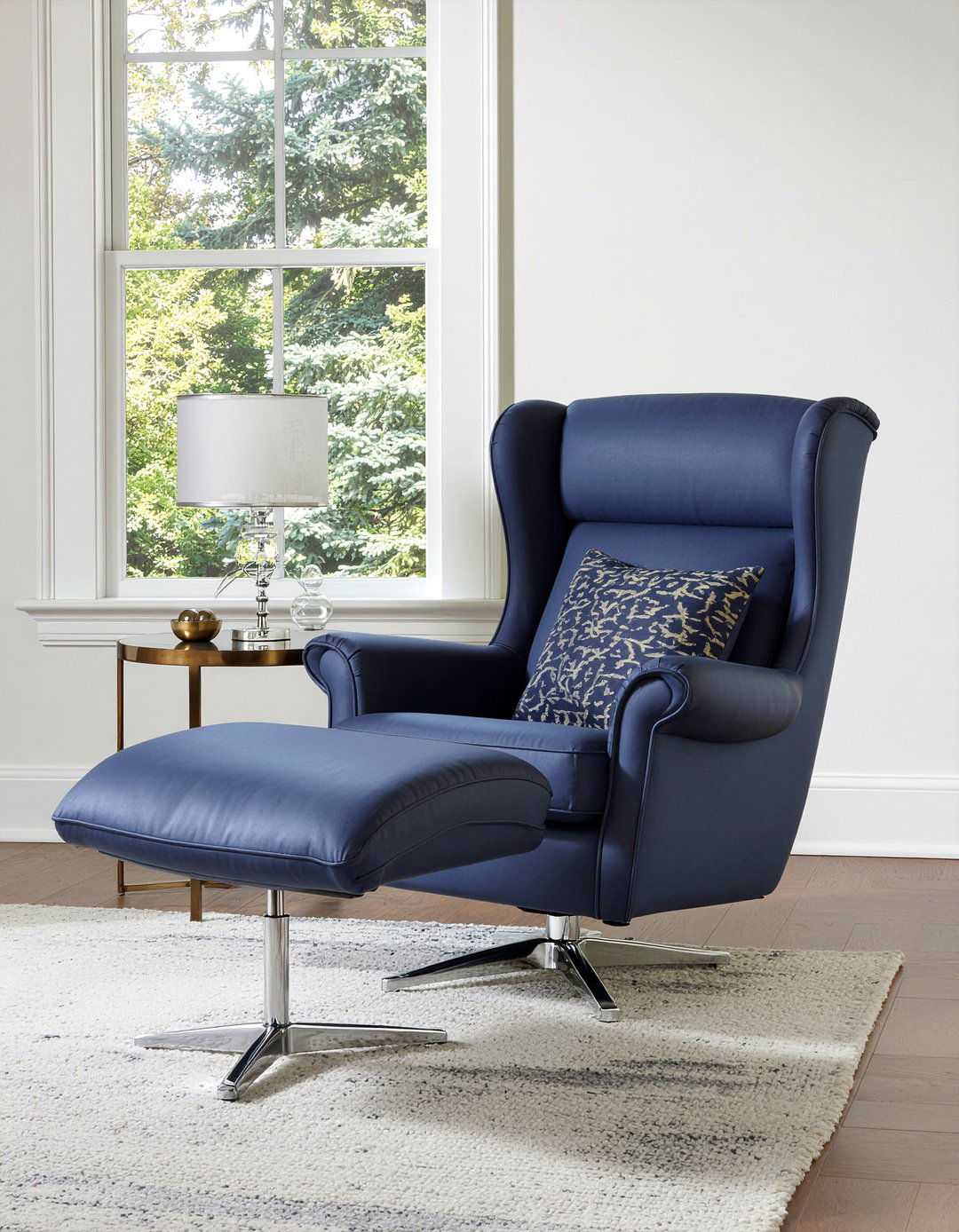 Swivel Recliner With Ottoman - 30 living room swivel recliner ideas