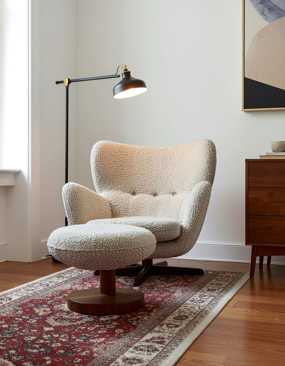 Swivel glider - 30 bedroom reading chairs