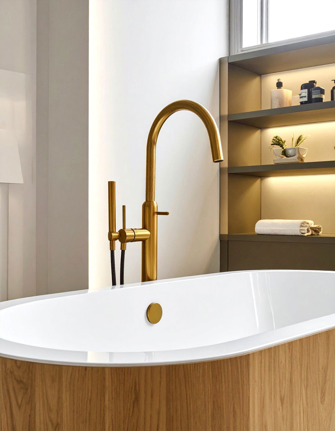 Swivel spout tub faucet - 30 bathtub faucet ideas