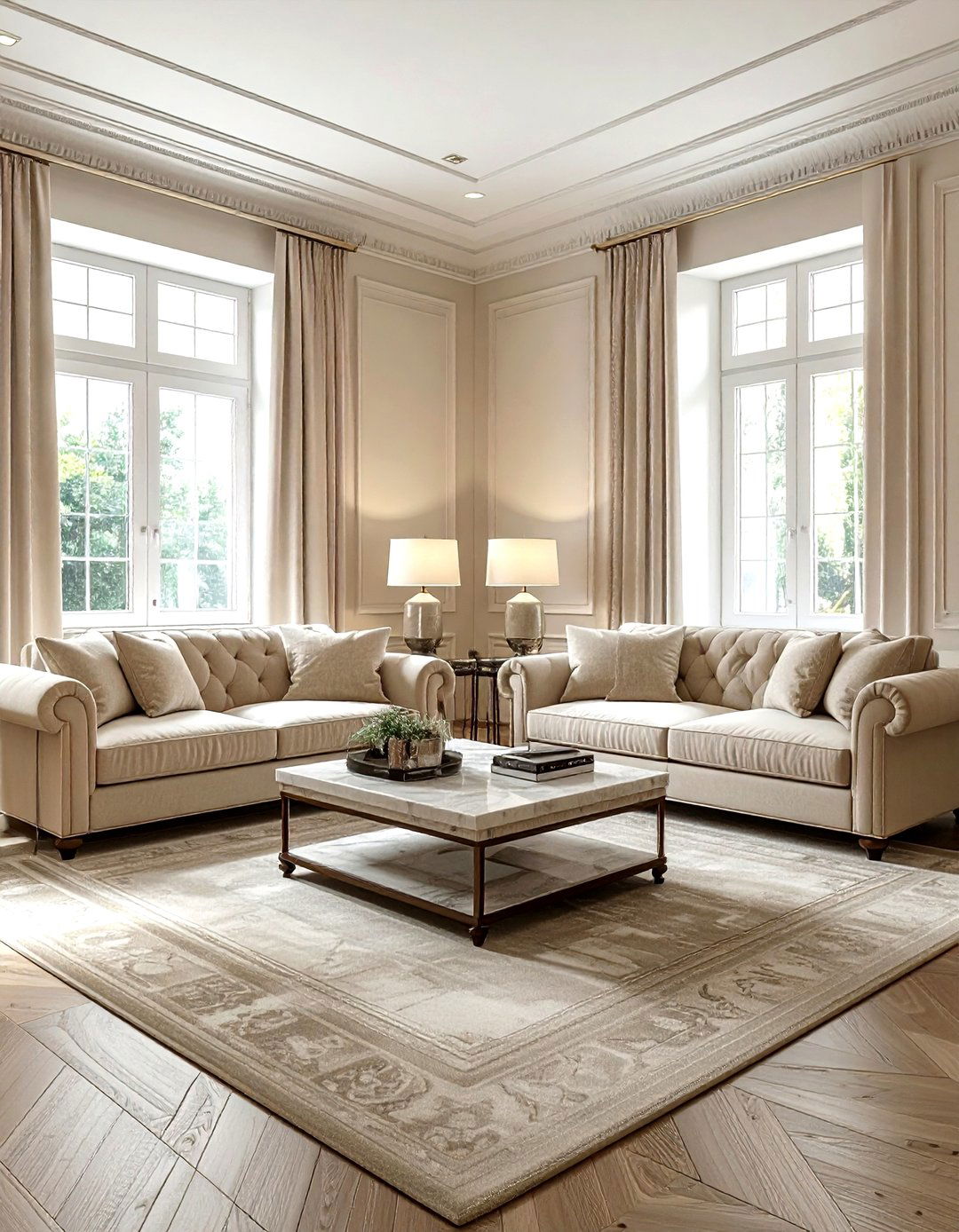 Symmetrical Balance - 30 design principles for decor