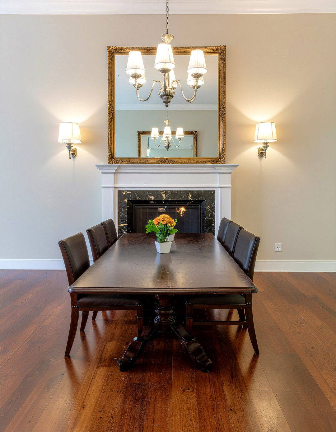 Symmetrical Dining Room Layout - 30 historic home dining room ideas