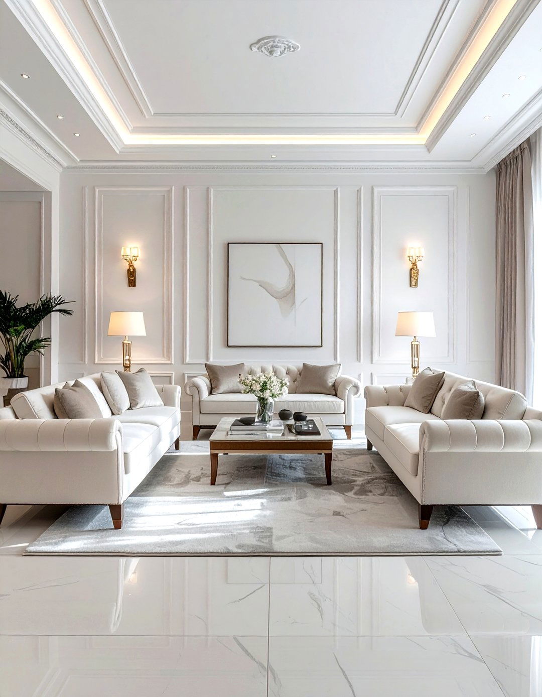 Symmetrical Furniture Layout - 30 decor rules