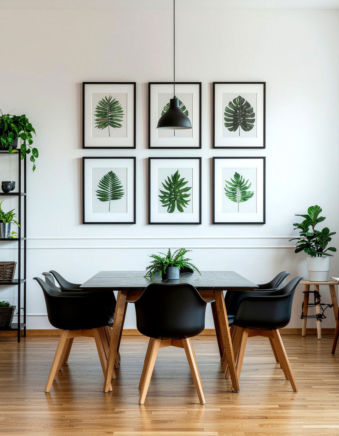 Symmetrical Gallery Wall Layout - 30 dining room symmetry ideas