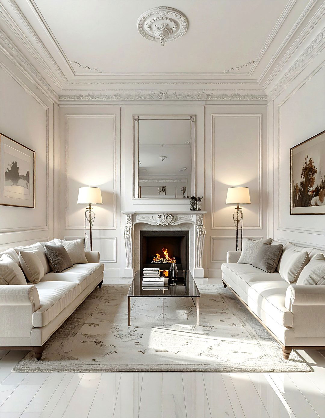 Symmetrical Living Room Arrangement - 30 living room space planning ideas