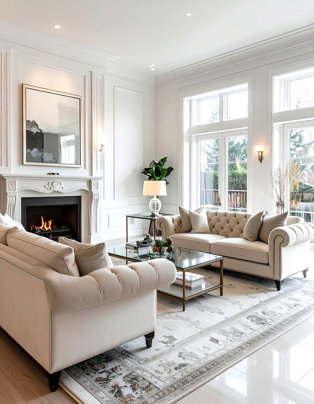 Symmetrical Living Room Design - 30 living room furniture settings