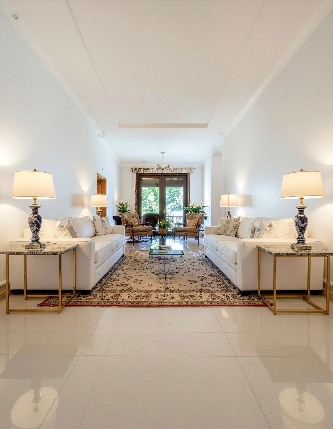 Symmetrical Living Room Layout - 30 square living room ideas