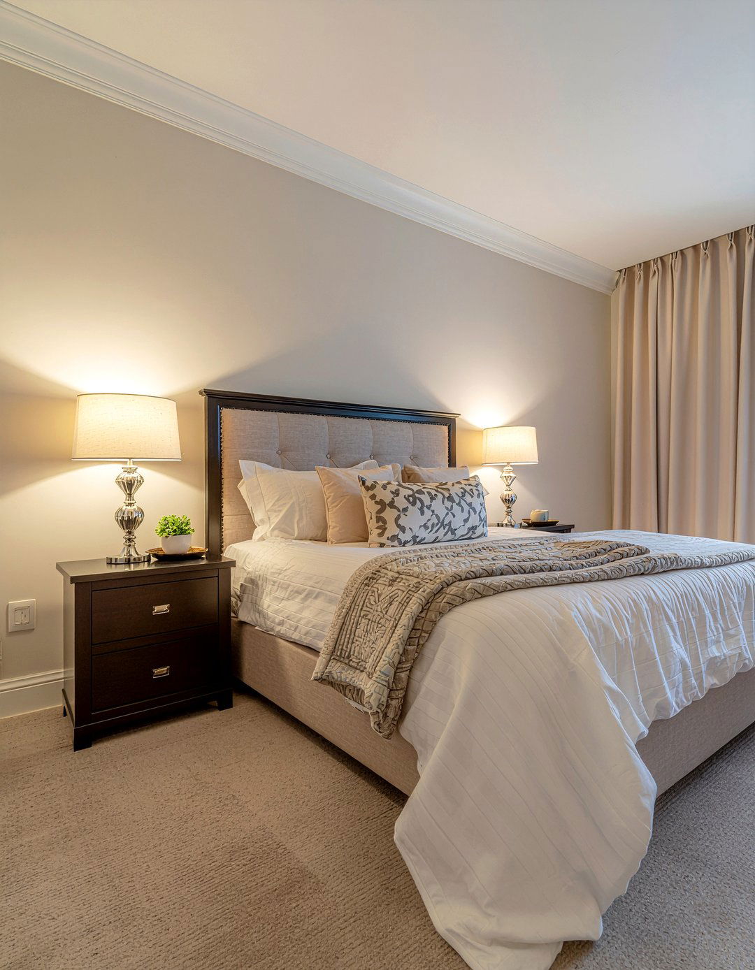 Symmetrical Nightstands - 30 hotel bedroom ideas