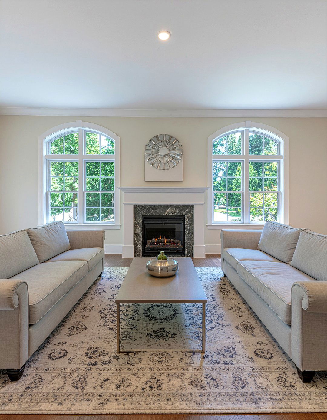 Symmetrical Two Sofa Living Room - 30 living room two sofa ideas