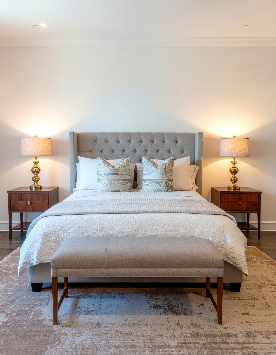 Symmetrical bedroom layout - 30 traditional bedroom ideas