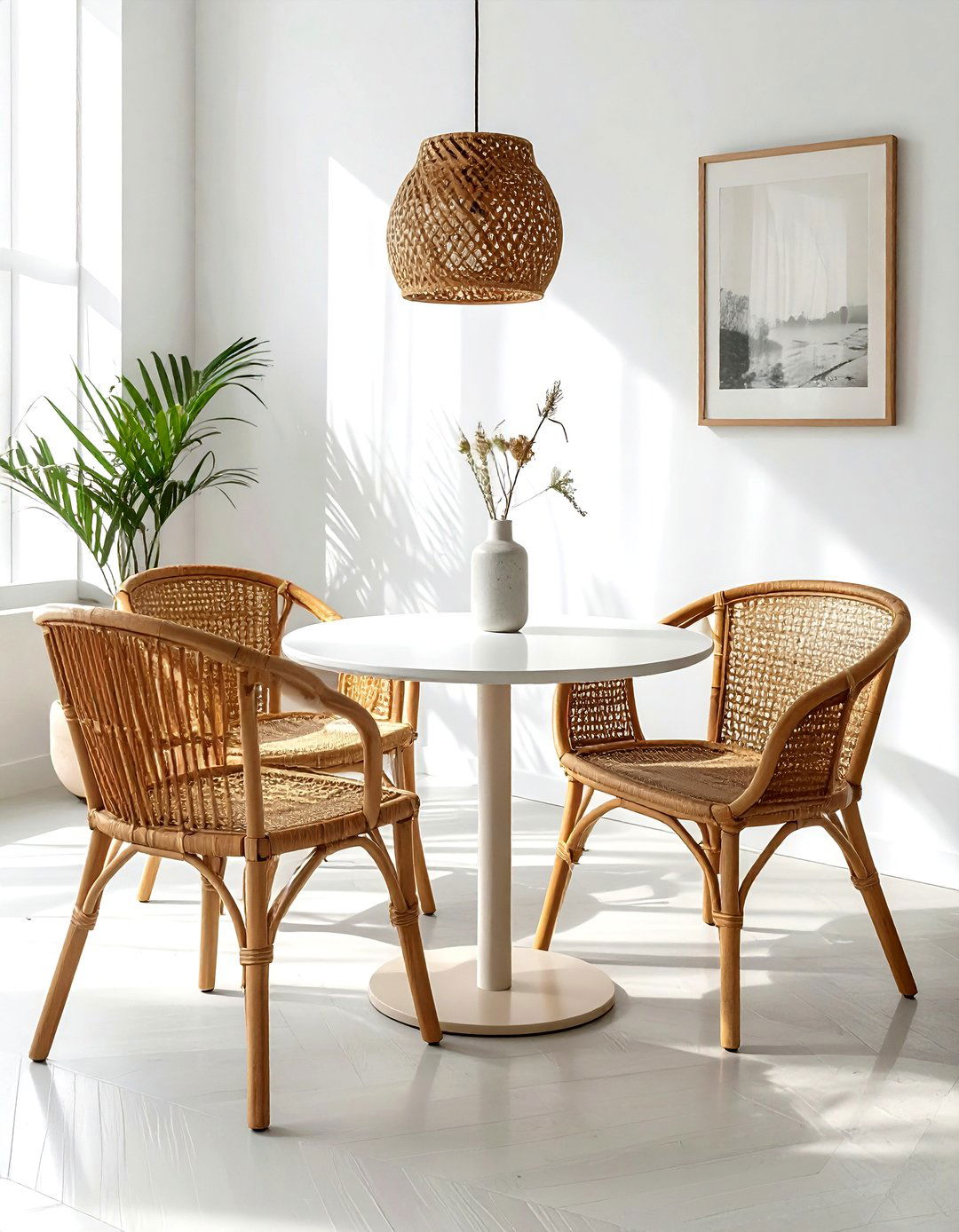 Synthetic wicker dining chairs - 30 wicker dining chair ideas