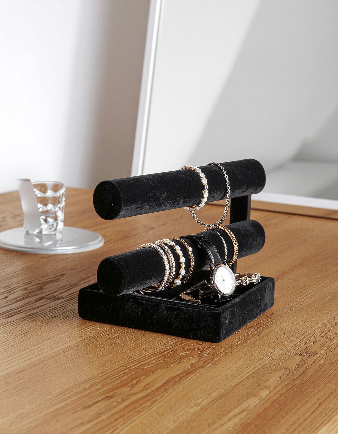 T Bar Jewelry Stand - 30 bedroom jewelry storage ideas