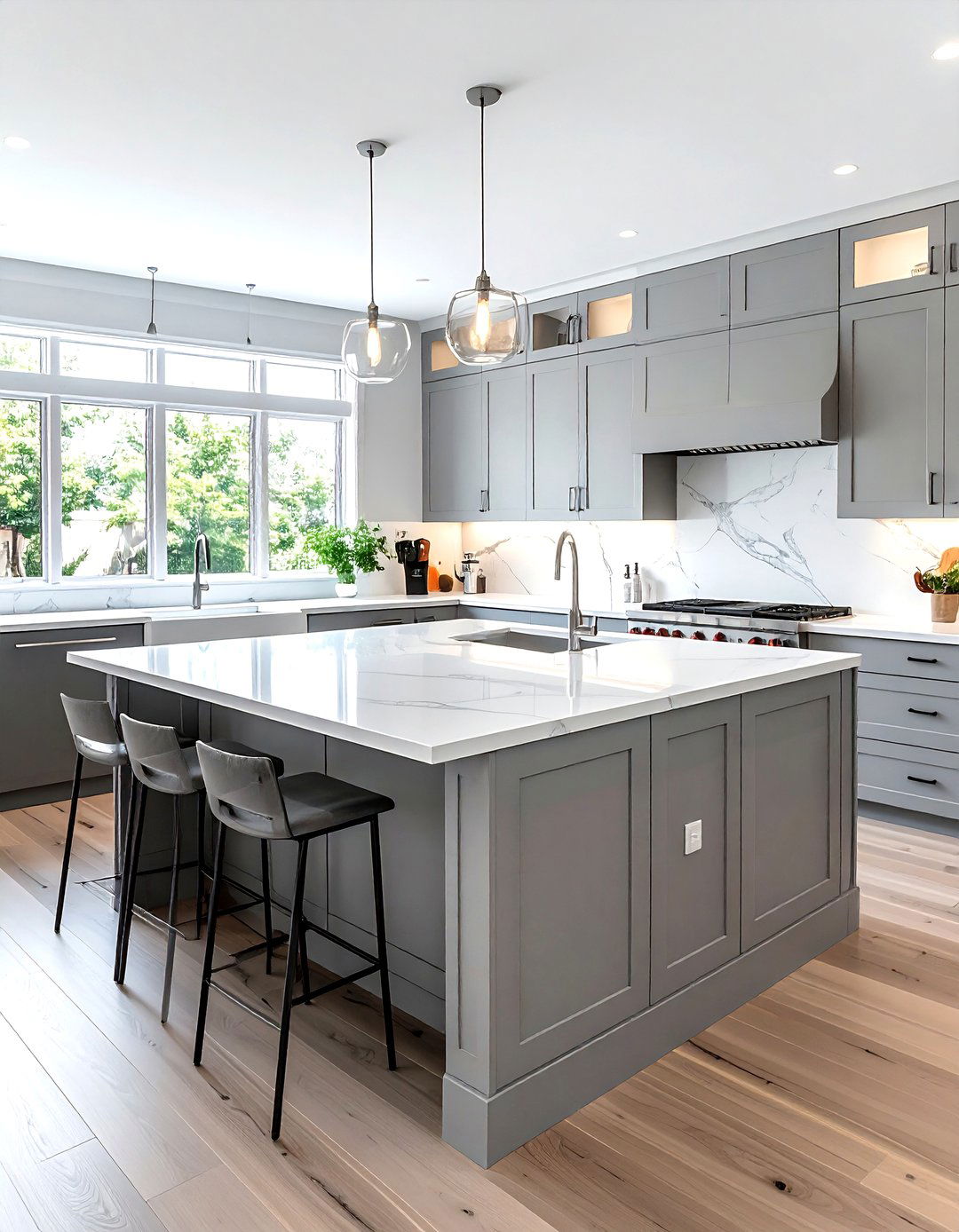 30 T-shaped Kitchen Island Ideas for Better Functionality