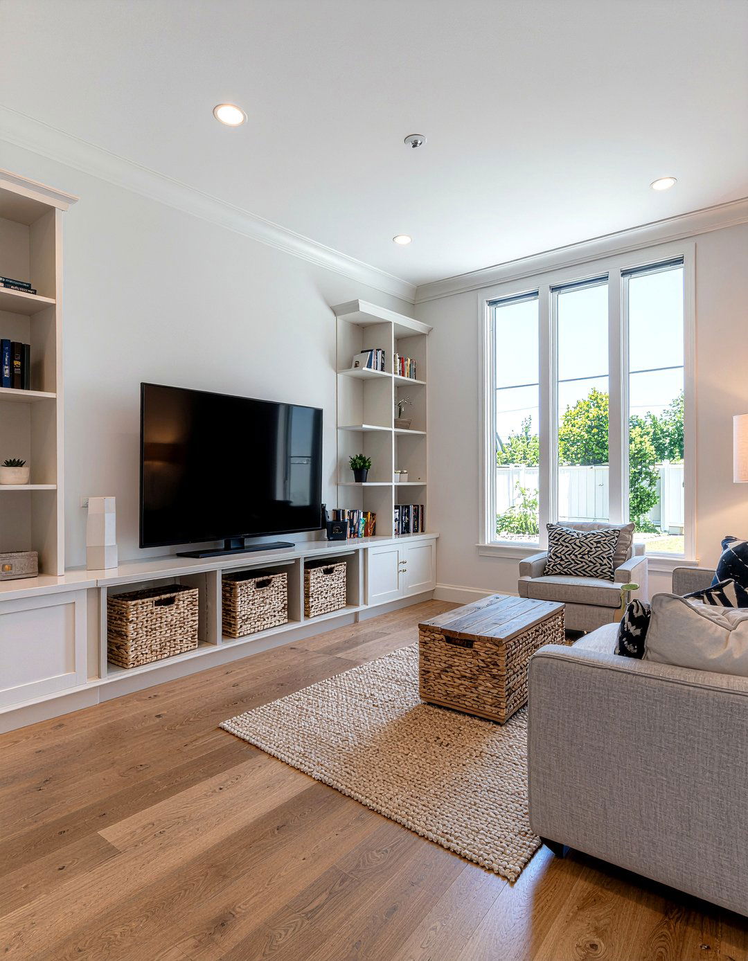 TV Console Corbels - 30 living room corbel ideas